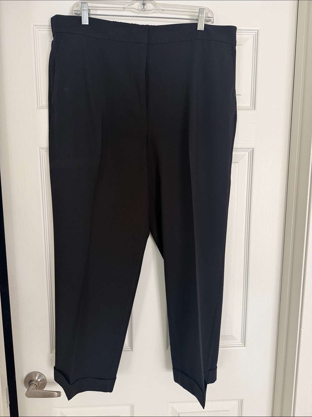 Ann Taylor LOFT Classic Black Women's Dress Pants. Cuffed hem.